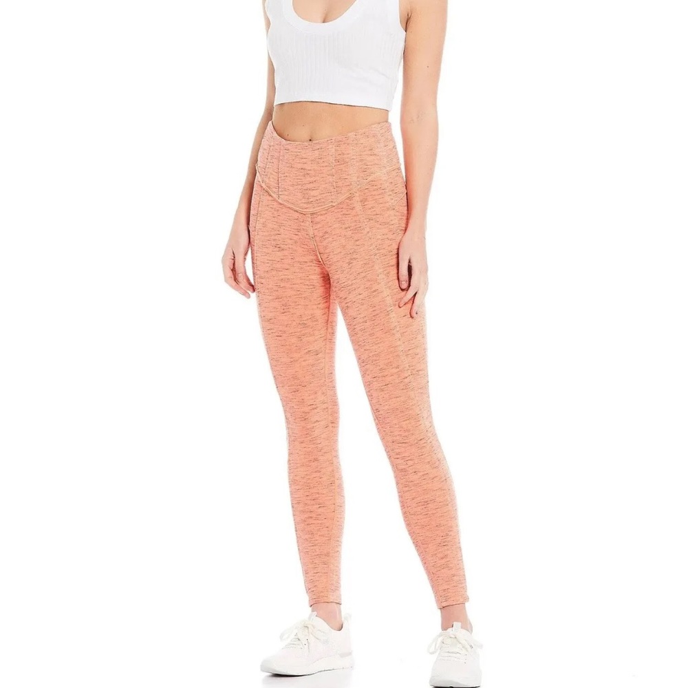 Free People Movement Hybrid Leggings in Papaya Punch SZ XS NWT